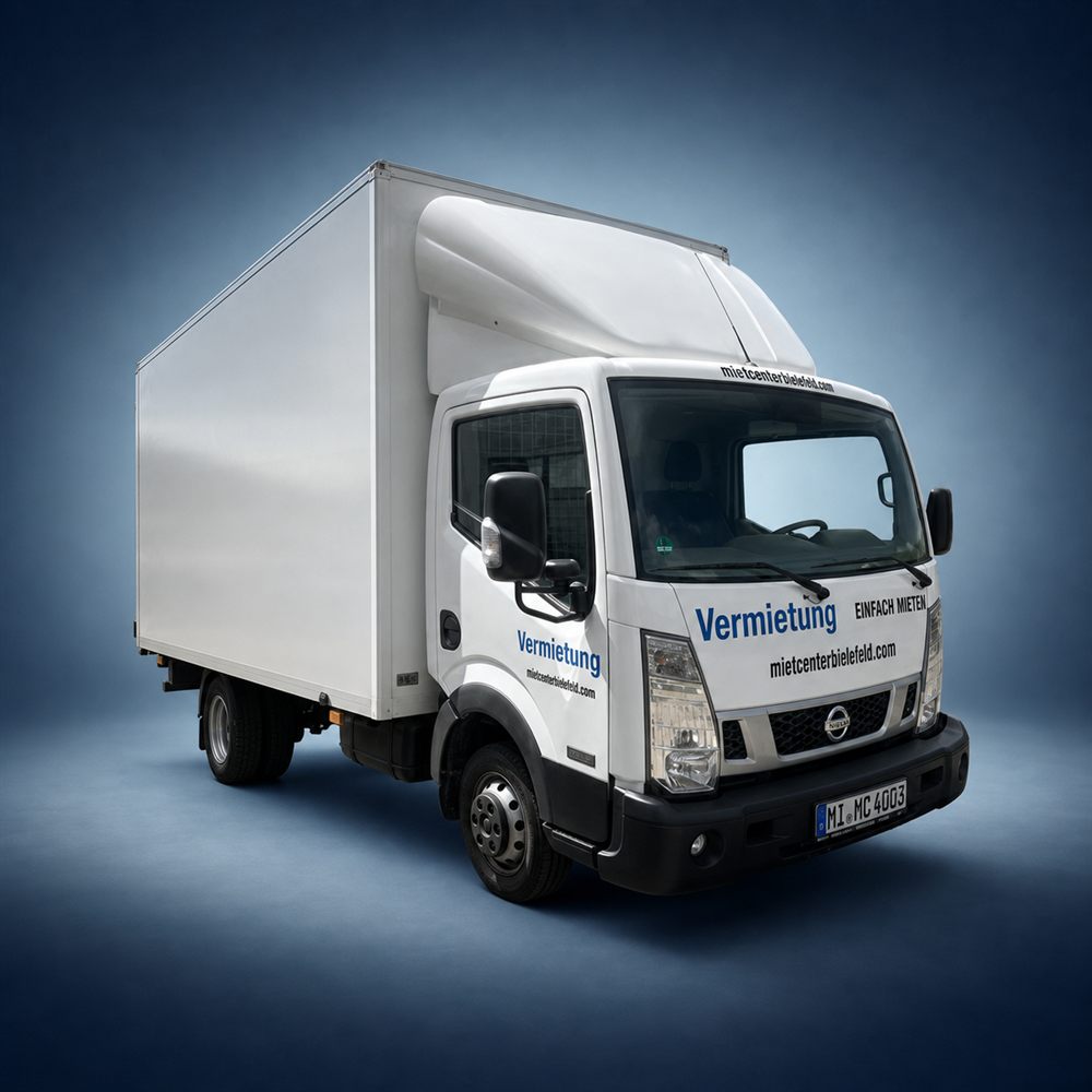 Nissan Koffer m. Ladebordwand mieten in Naunhof bei Leipzig